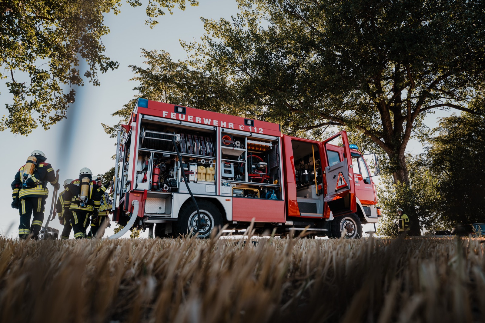 Einsatzreportage zur Marktübung der Feuerwehren Jettingen-Scheppach — Standbild 3