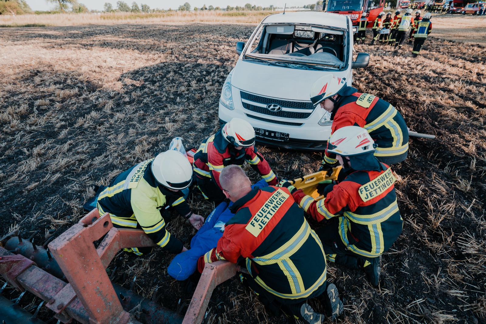 Einsatzreportage zur Marktübung der Feuerwehren Jettingen-Scheppach — Standbild 7