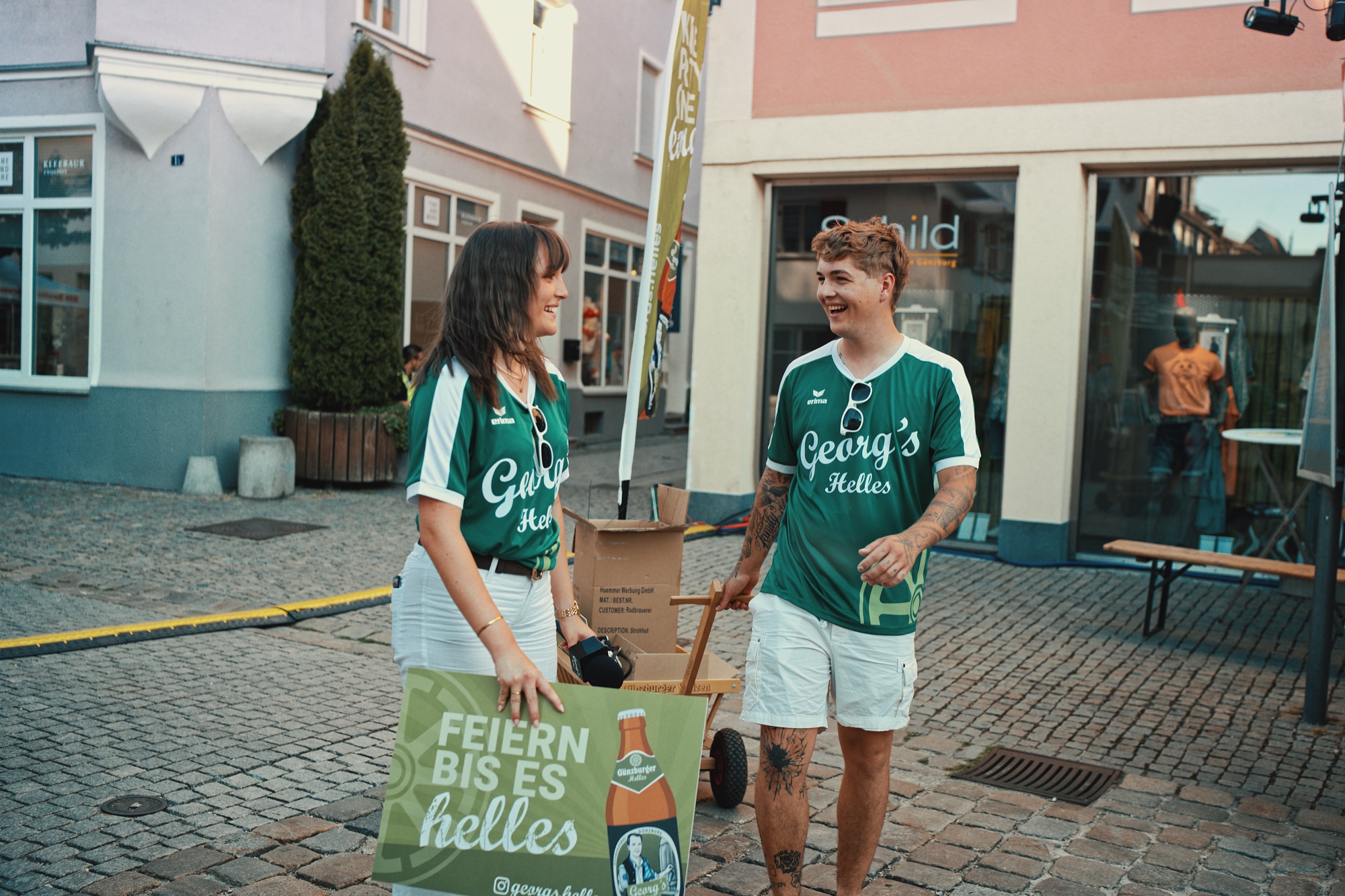 Georgs Helles: eine neue Biermarke für die Party: Georgs Helles