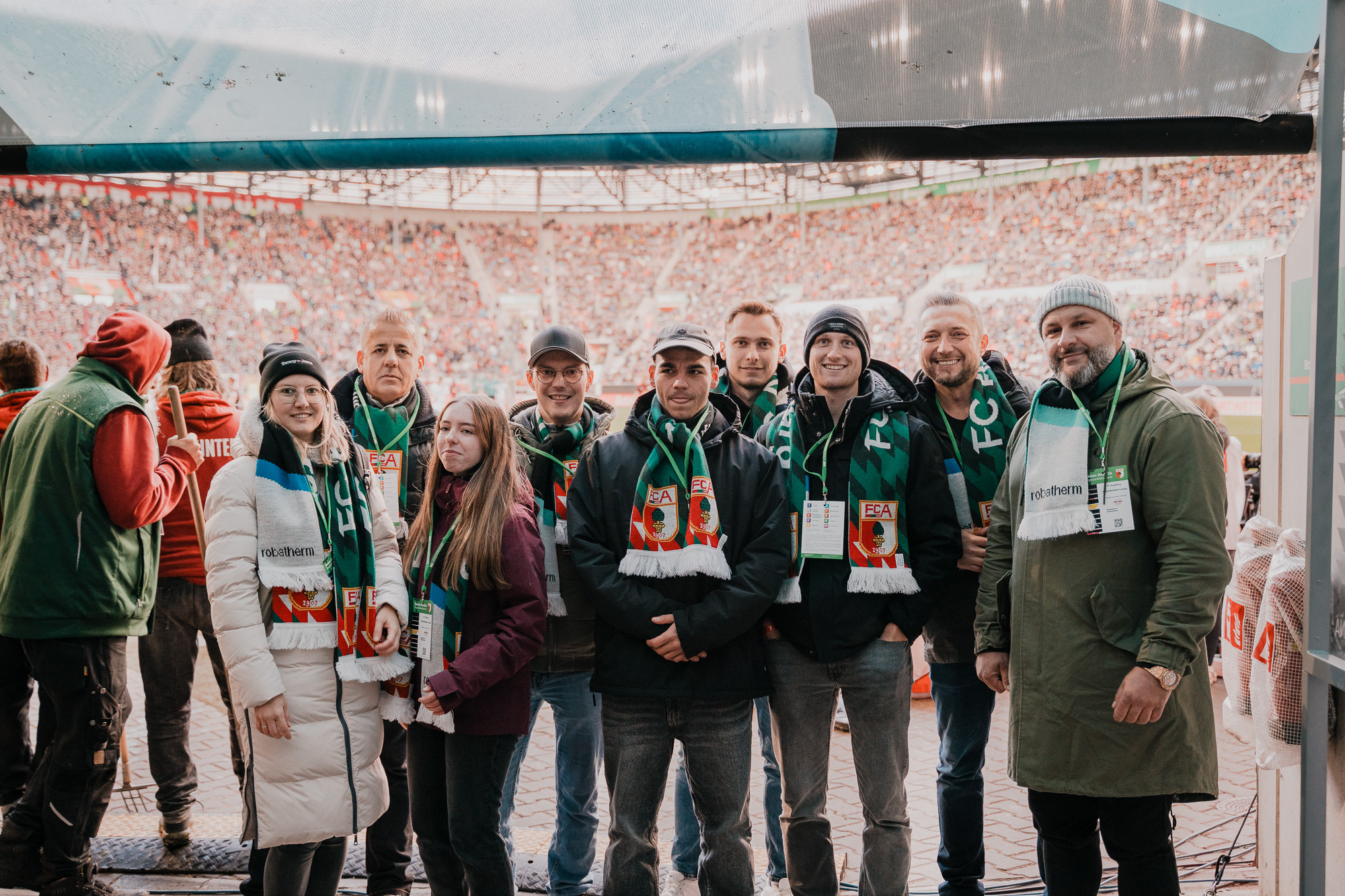 Jahresevent im Stadion des FC Augsburg · robatherm, Standbild 2